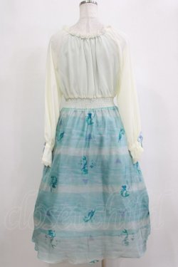 画像3: axes femme / アリエル/ワンピース M オフ/ブルー H-26-02-21-007-AX-OP-NS-ZH