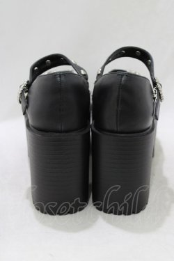 画像3: majoretty / エナメル厚底シューズ L ブラック H-26-02-21-083-GO-SH-NS-ZH