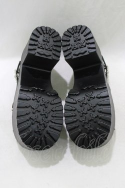 画像4: majoretty / エナメル厚底シューズ L ブラック H-26-02-21-083-GO-SH-NS-ZH