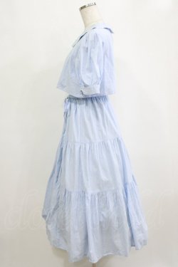 画像2: axes femme / 襟付きティアードワンピース M サックス H-26-02-21-008-AX-OP-NS-ZH