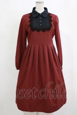 画像1: mayla classic / Ecole Rituel ワンピース サイズ2 ボルドー H-26-02-21-011-LO-OP-NS-ZH