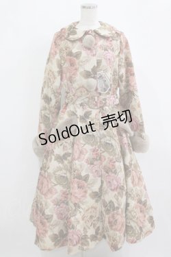 画像1: Kurumi Collaboration / TT*KRMゴブランファーコート L ベージュ H-26-02-21-012-GO-CO-NS-ZH