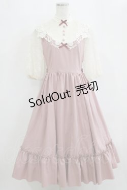 画像1: Innocent World / つる薔薇レースアニバーサリーワンピース M ピンク/生成 H-26-02-21-017-IW-OP-NS-ZH