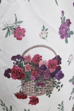 画像4: axes femme / バスケットブーケ柄スカート M オフ H-26-02-21-021-AX-SK-NS-ZH