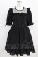 画像1: DearMyLove / ドットチュールヨークフリルワンピース M ブラック H-26-02-22-022-EL-OP-NS-ZH (1)