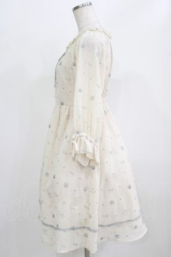 画像2: axes femme POETIQUE / マリン刺繍ワンピース M 生成り/ブルー H-26-02-22-025-AX-OP-NS-ZH