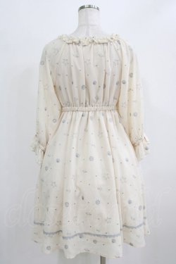 画像3: axes femme POETIQUE / マリン刺繍ワンピース M 生成り/ブルー H-26-02-22-025-AX-OP-NS-ZH