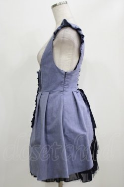 画像2: Secret Honey / レースアップジャンパースカート Free ブルー H-26-02-22-027-CA-OP-NS-ZH