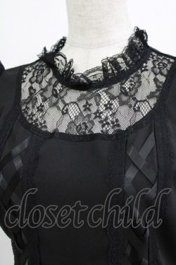 画像4: Ank Rouge / レース切替ワンピース M ブラック H-26-02-22-029-CA-OP-NS-ZH