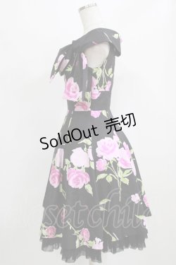 画像2: JESUS DIAMANTE / 新BBワンピース 40 プレミアムローズ/ブラック H-26-02-22-030-JE-OP-NS-ZH