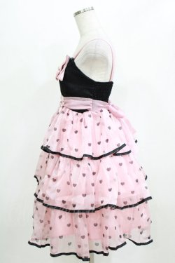 画像2: BIG GOOSE（海外ロリータブランド） / ドットジャンパースカート Free ピンク H-26-02-22-033-LO-OP-NS-ZH