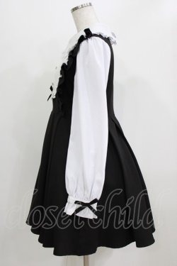 画像2: Rojita / ヨークフリルデザインワンピース Free ブラック H-26-02-22-034-LO-OP-NS-ZH