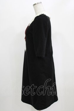 画像2: Secret Honey / ネクタイ付きワンピース Free ブラック H-26-02-22-036-CA-OP-NS-ZH