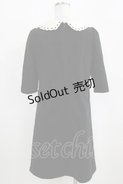 画像3: Secret Honey / ネクタイ付きワンピース Free ブラック H-26-02-22-036-CA-OP-NS-ZH