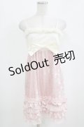 LIZ LISA / ベロア切替ワンピース Free ピンク H-26-02-22-038-LO-OP-NS-ZH