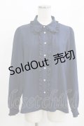 NOEMIE / 推しカラーブラウス M ネイビー H-26-02-22-043-LO-BL-NS-ZH