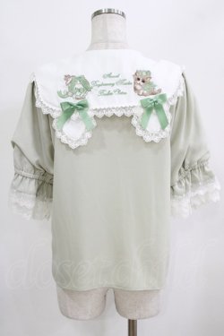 画像3: Amavel / Bonbon Ribbon Chaton ブラウス Free グリーン H-26-02-22-045-CA-BL-NS-ZH