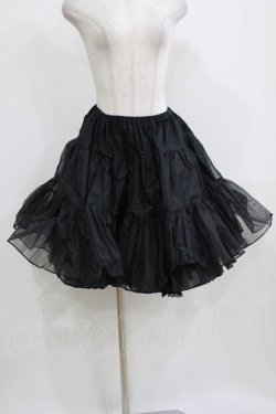 画像1: BABY,THE STARS SHINE BRIGHT / ふわふわボリュームショートパニエ Free ブラック H-26-02-22-054-BA-SK-NS-ZH