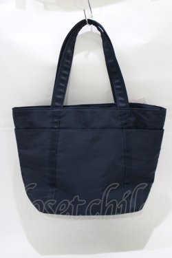 画像2: m petit by misako / AM*リボンランチトート  ネイビー H-26-02-22-057-LO-BG-NS-ZH