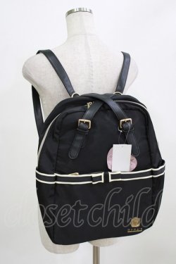 画像1: m petit by misako / AM2WAYリュック  ブラック H-26-02-22-065-LO-BG-NS-ZH