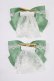 画像3: Amavel / Bonbon Ribbon Chaton ダブルリボンクリップ  グリーン H-26-02-22-075-CA-AC-NS-ZH (3)