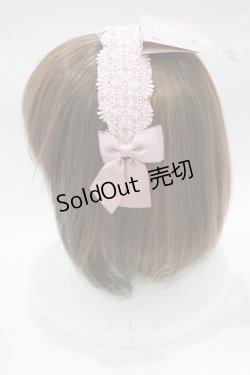 画像2: m petit by misako / TT*AMレースカチューシャ  ピンク H-26-02-22-080-LO-AC-NS-ZH