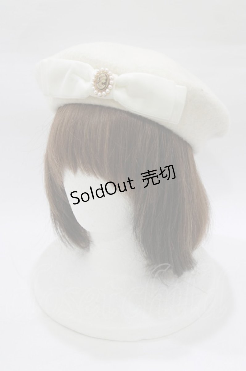 画像1: m petit by misako / AMモチーフリボンベレー  オフ H-26-02-22-084-LO-AC-NS-ZH (1)