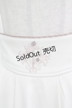 画像4: axes femme / サス付フリルスカート M アイボリー H-26-02-22-009-AX-SK-NS-ZH