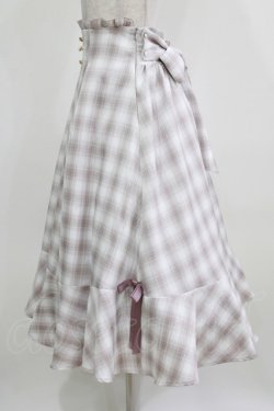 画像2: Amavel / Miladyフレア切替チェックスカート Free ピンク H-26-02-22-011-CA-SK-NS-ZH