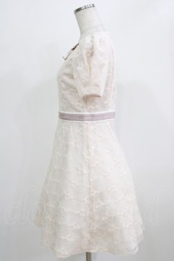 画像2: LODISPOTTO / お花刺繍ワンピース M ピンク H-26-02-22-013-LO-OP-NS-ZH