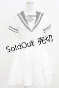 To Alice / セーラーワンピース S オフ/ブラック H-26-02-22-015-LO-OP-NS-ZH