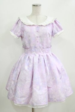 画像1: Ank Rouge / DreamingGalaxyセーラーカラーワンピース M ラベンダー H-26-02-22-016-CA-OP-NS-ZH