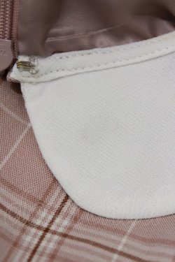 画像4: Ank Rouge / フロントリボンチェックワンピース M ピンク H-26-02-22-017-CA-OP-NS-ZH