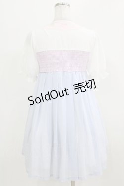 画像3: To Alice / 桜刺繍ワンピース S オフ/サックス H-26-02-22-019-LO-OP-NS-ZH