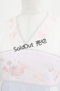 画像4: To Alice / 桜刺繍ワンピース S オフ/サックス H-26-02-22-019-LO-OP-NS-ZH