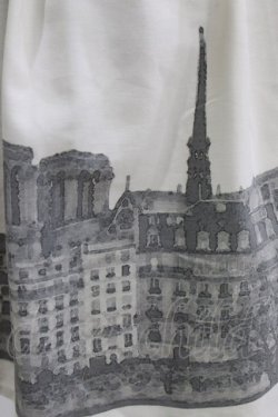 画像4: Fi.n.t / パリの街並みプリントタックスカート Free IVORY H-26-02-23-024-CA-SK-NS-ZH