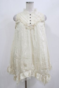 画像1: axes femme / ローズジャガードサテンチュニック M アイボリー H-26-02-23-027-AX-OP-NS-ZH