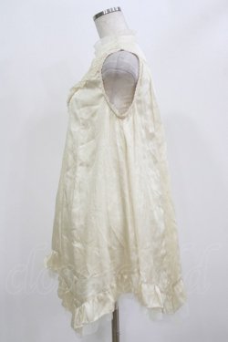 画像2: axes femme / ローズジャガードサテンチュニック M アイボリー H-26-02-23-027-AX-OP-NS-ZH