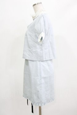 画像2: EATME / デコルテシャーリングネックワンピース S サックス H-26-02-23-028-LO-OP-NS-ZH