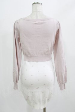 画像3: pium / piumハート柄ニットワンピースセット Free オフ/ピンク H-26-02-23-029-0-OP-NS-ZH