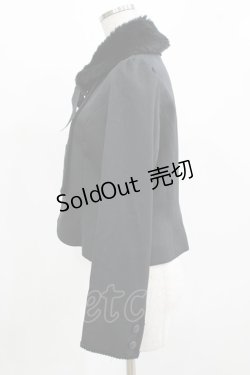 画像2: Innocent World / ファー衿ブレードジャケット L ブラック H-26-02-23-035-IW-JA-NS-ZH