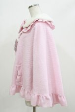 画像2: metamorphose / Twinkleリボンマント Free ピンク H-26-02-23-037-ME-CO-NS-ZTC065 (2)