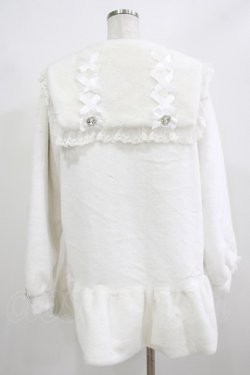 画像3: DearMyLove / バックレースアップビジューセーラーファーコート L オフ H-26-02-23-038-EL-CO-NS-ZH
