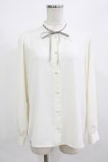 Fi.n.t / はしごリボンスタンドカラーブラウス Free OFF WHITE H-26-02-23-039-CA-BL-NS-ZH