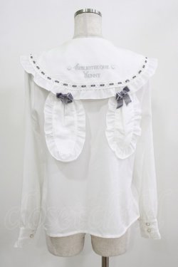 画像3: Amavel / Marshmallow Bunnyブラウス Free オフ/グレー H-26-02-23-044-CA-BL-NS-ZH