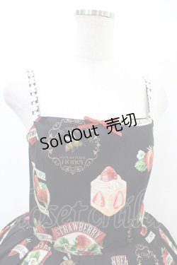 画像4: Emily Temple cute / Berry Partyノースリーブワンピース  ブラック H-26-02-23-1040-ET-OP-KB-ZH