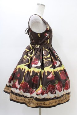 画像3: ALICE and the PIRATES / Honey Bee Berry柄ジャンパースカートI  茶 H-26-02-23-1041-PA-OP-KB-ZH