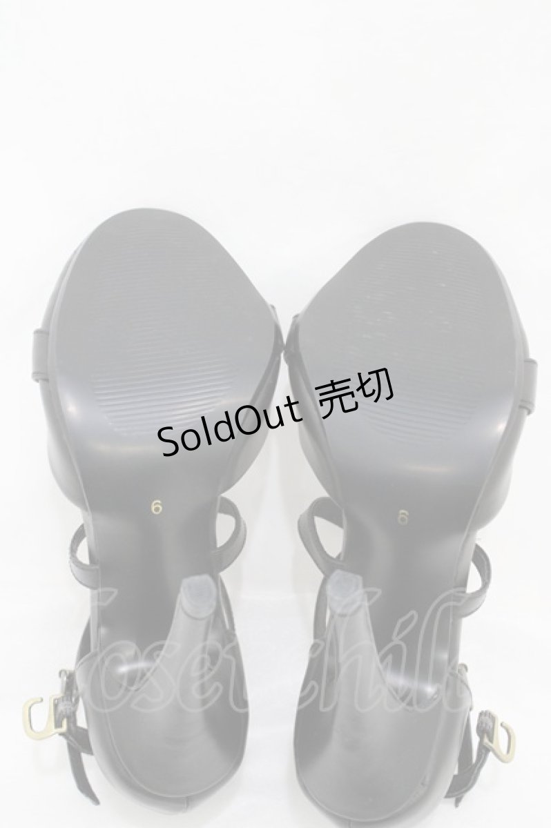 画像3: HYSTERIC GLAMOUR / リボンストラップパンプス 6(23.5cm) ブラック H-26-02-23-1004-PU-SH-KB-ZH (3)