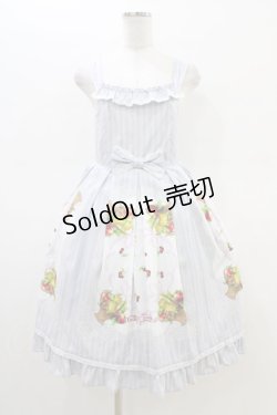 画像1: Emily Temple cute / Fruitバスケットノースリーブワンピース  サックス H-26-02-23-1052-ET-OP-KB-ZH