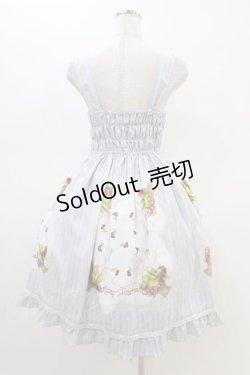 画像2: Emily Temple cute / Fruitバスケットノースリーブワンピース  サックス H-26-02-23-1052-ET-OP-KB-ZH